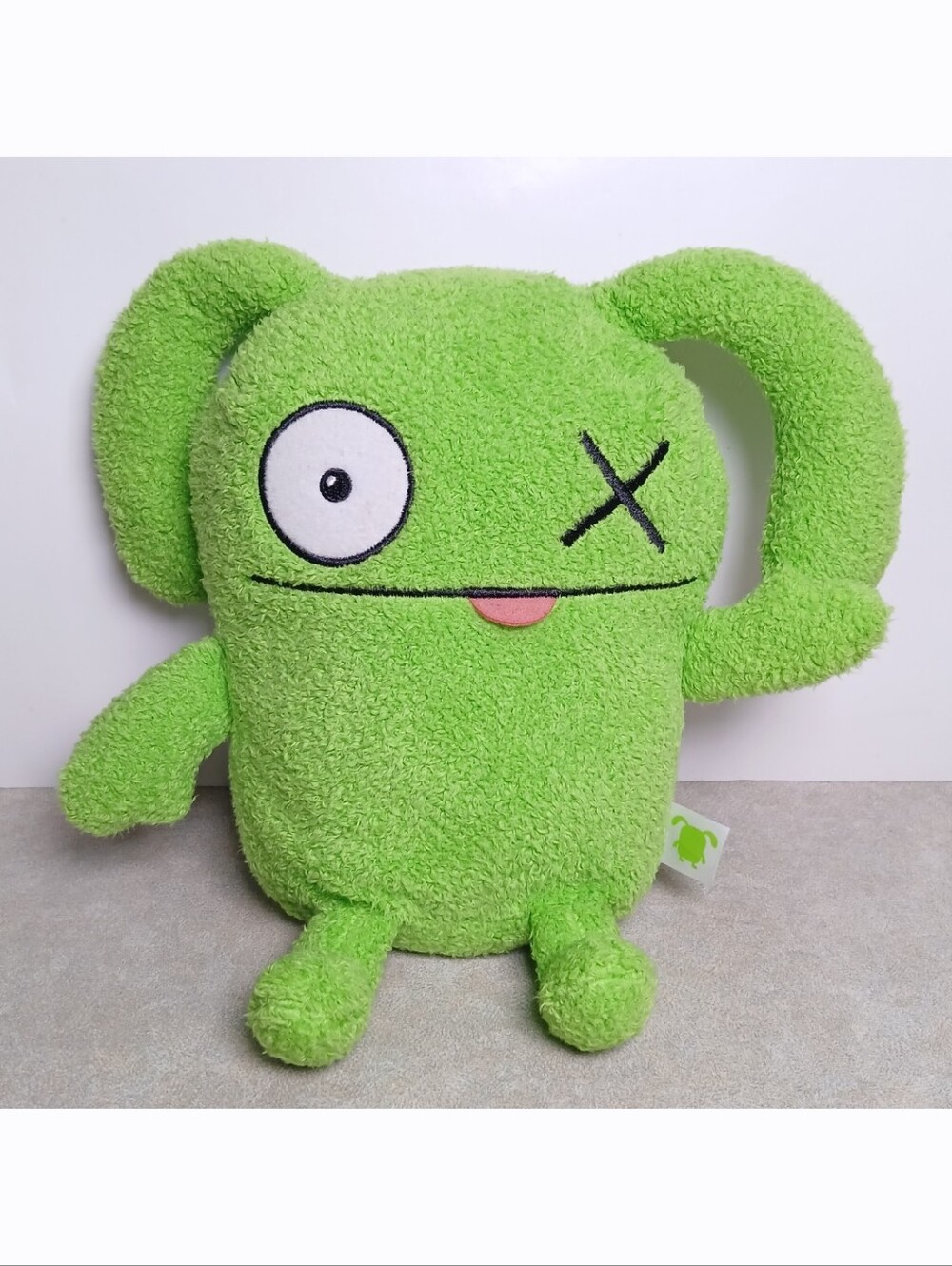 Hasbro Uglydoll OX Lime Green 8" Plush  Stuffed Animal Toy Ugly Dolls